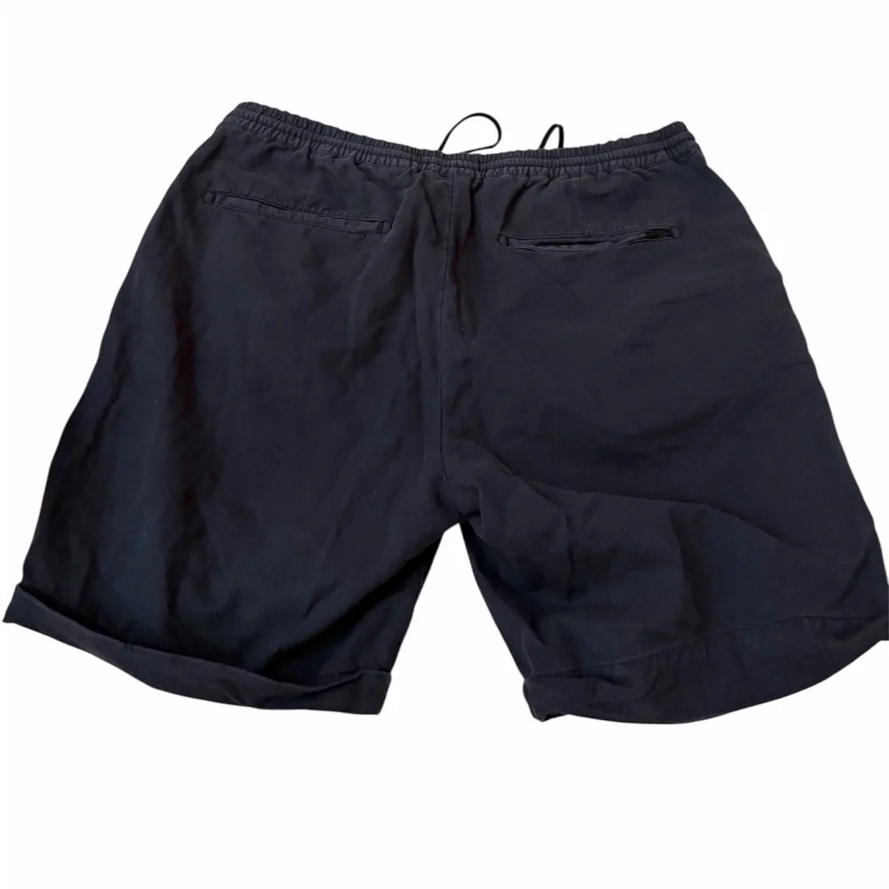 Men's Scotch & Soda‎ Amsterdam Navy Blue Stuart Flat Front Chino Shorts Size 36